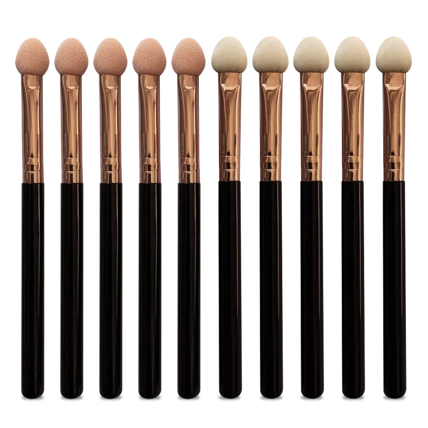 Makeup Brushes Set for Women Professional,UorPoto 10Pcs Sponge Eyeshadow Brush Sets Applicator Double Sided reusable Beauty & Personal Care UorPoto