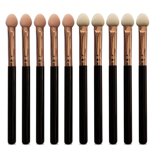 Makeup Brushes Set for Women Professional,UorPoto 10Pcs Sponge Eyeshadow Brush Sets Applicator Double Sided reusable Beauty & Personal Care UorPoto