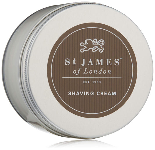 St James of London Cedarwood & Clarysage Shave Cream Jar, 5.07oz Beauty and Personal Care St James of London
