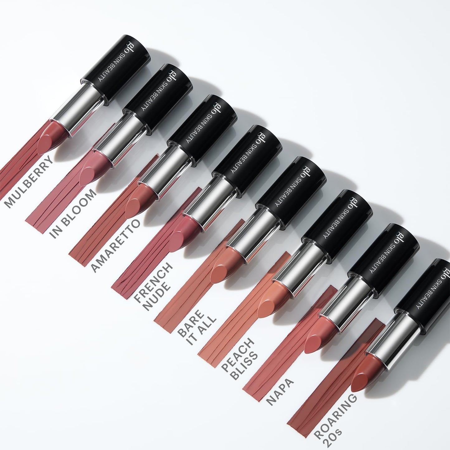 Glo Skin Beauty Satin Lipstick (French Nude) | Nourishing Longwearing Lip Stick Packed with Skincare Benefits Beauty & Personal Care Glo Skin Beauty