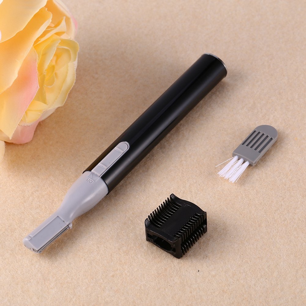 Keenso Women's Precision Eyebrow Trimmer, Multi-functional Hair Shaping Tool, Includes Guide Comb and Cleaning Brush, Safe and Gentle on Skin Beauty and Personal Care Keenso