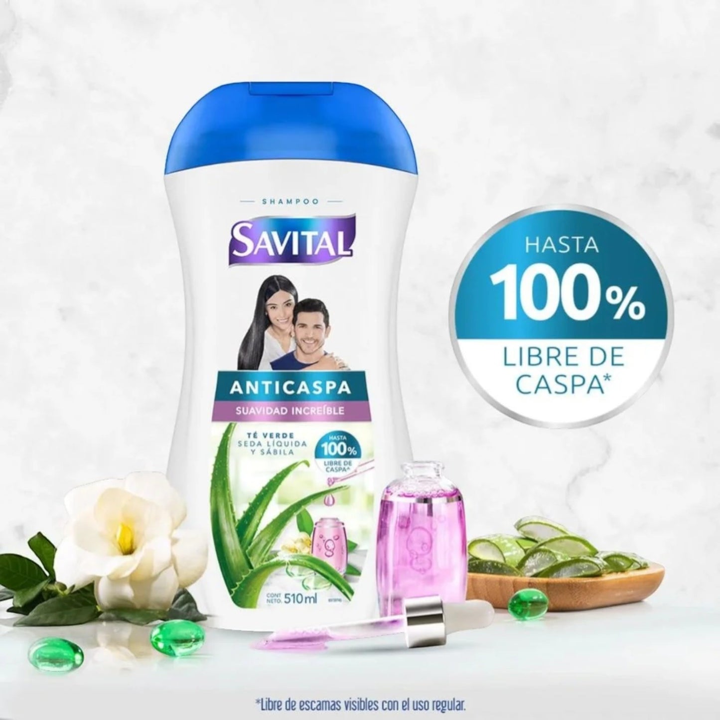 Yahve Savital Refreshing Shampoo Set - Mint & Herbal Inspired Formula - Family Size - 17.3 fl oz Each - Pack of 2 Beauty & Personal Care Yahve