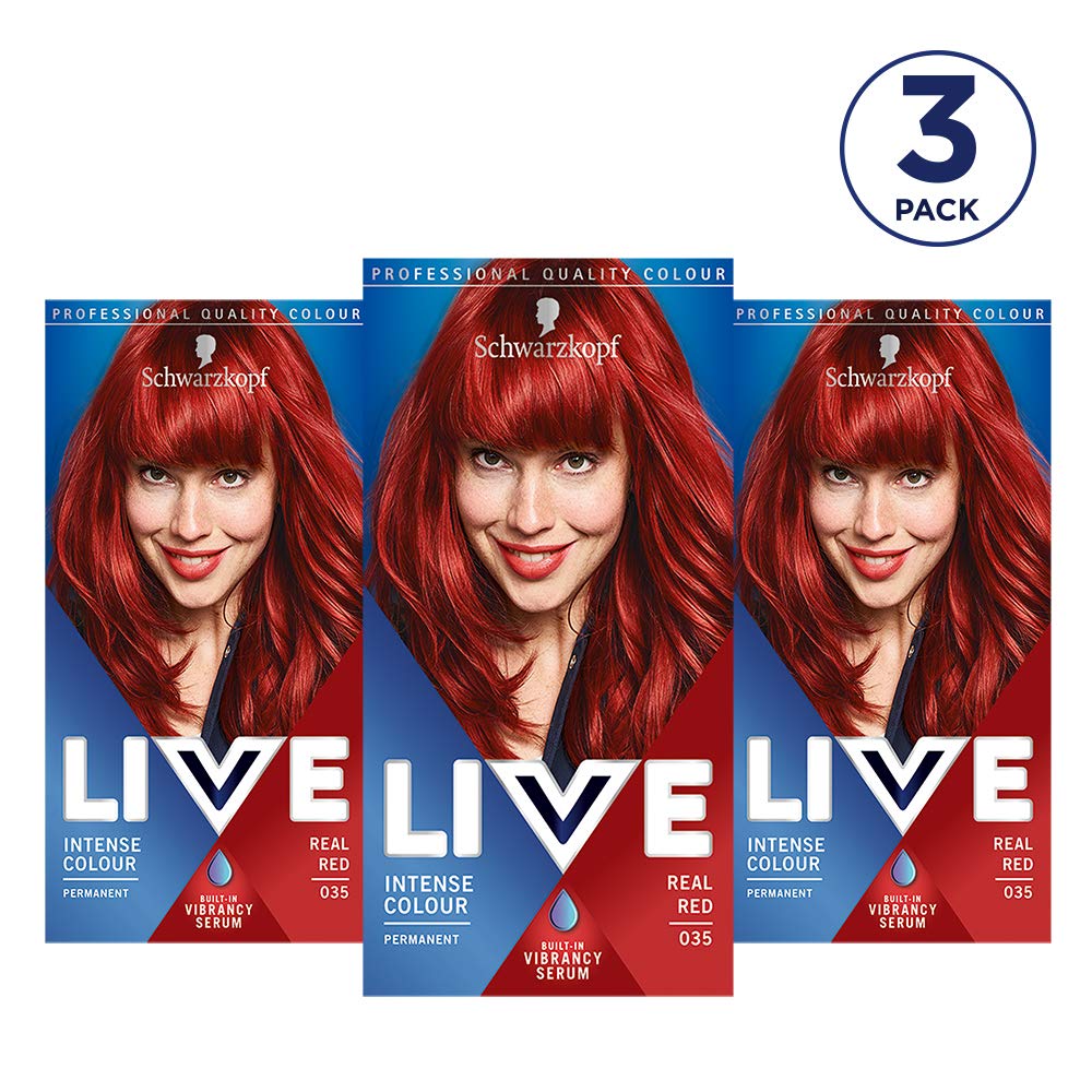 Schwarzkopf Live Intense Permanent Hair Colour, Real Red (number 35), 142ml Beauty & Personal Care LIVE