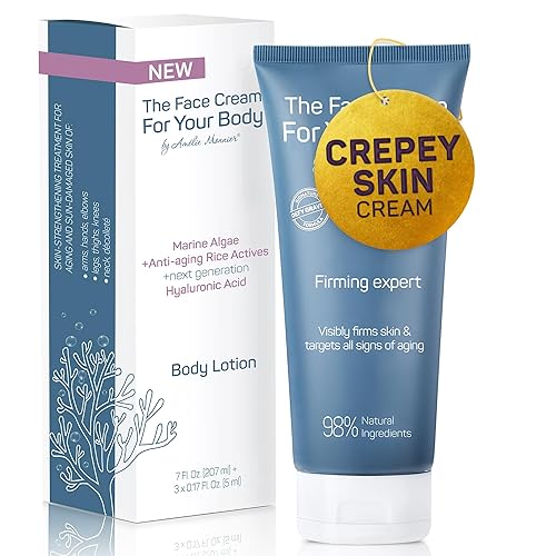 Crepe Firming Advanced Cream - European Hi-tech Skin care - Hyaluronic Acid in the 50-3000 kDa Molecular Spectrum - Tightening & Lifting Collagen Beauty & Personal Care Amélie Monnier