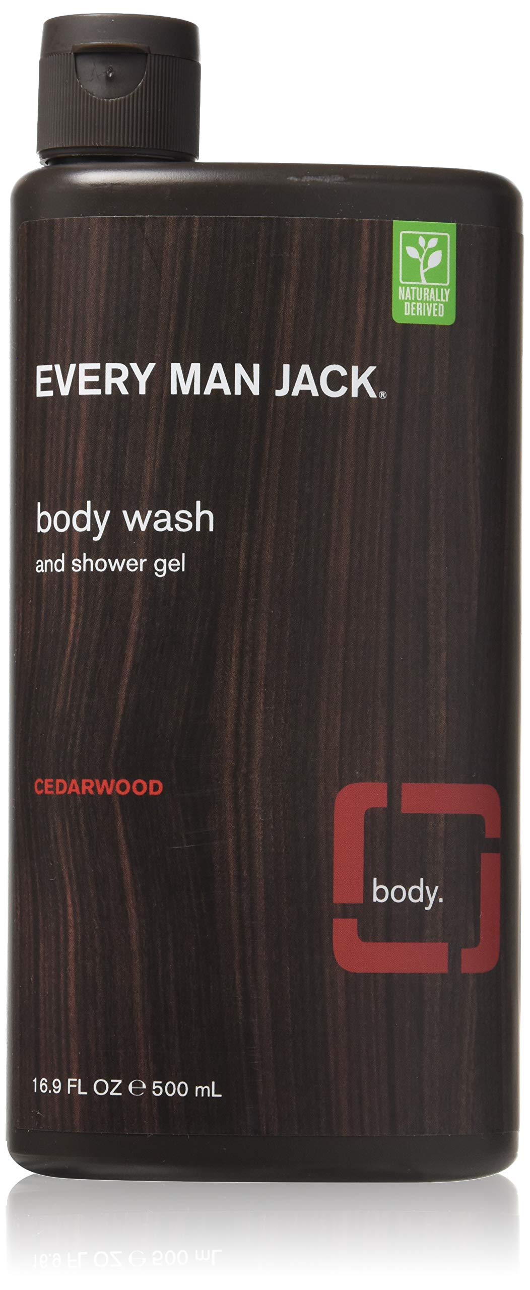 Every Man Jack Body Wash, Cedarwood, 16.9 Fl Oz, Pack of 2 Beauty & Personal Care EVERY
