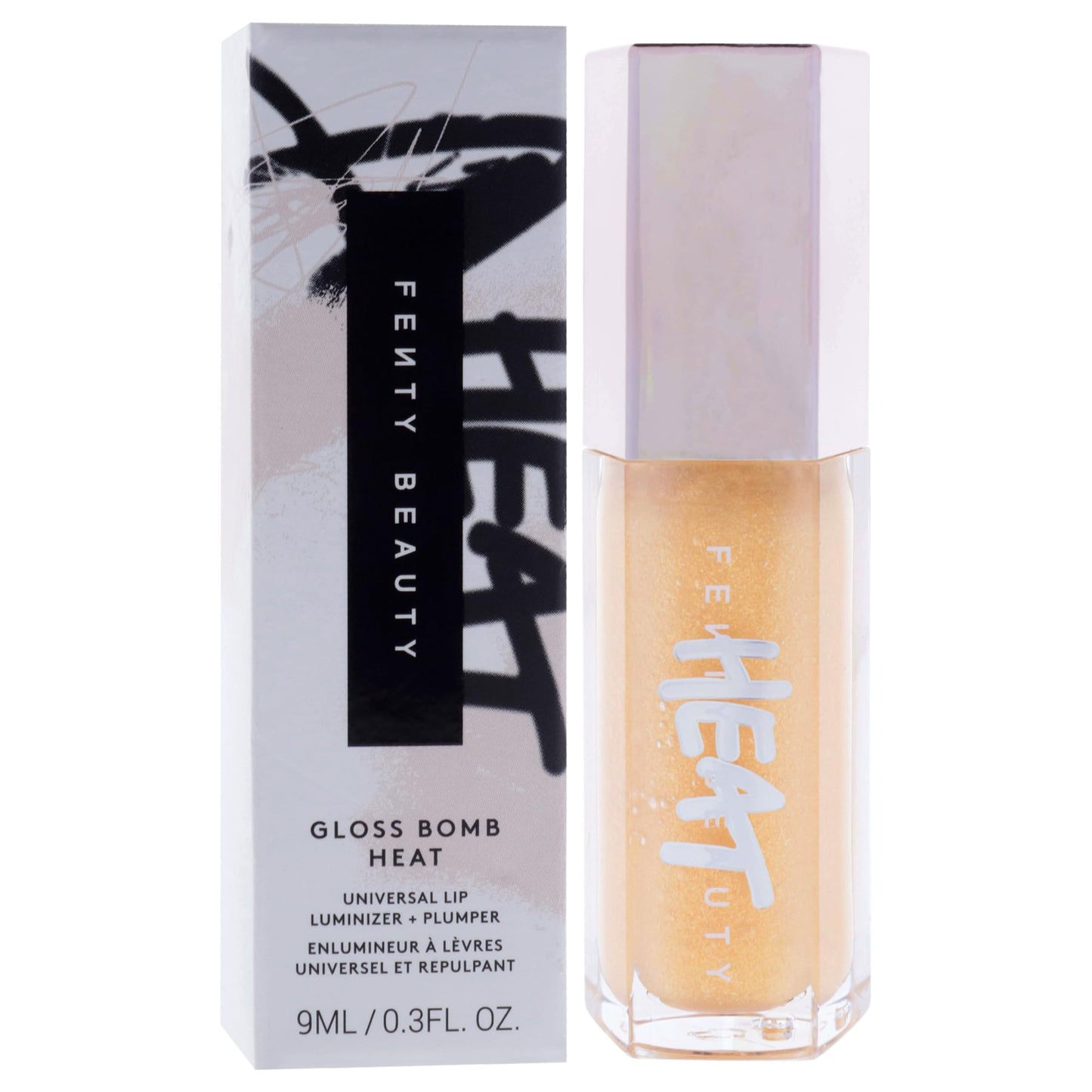 Gloss Bomb Heat Universal Lip Luminizer Plus Plumper - 05 Lemon Lava by Fenty Beauty for Women - 0.3 oz Lip Gloss Beauty & Personal Care FENTY BEAUTY