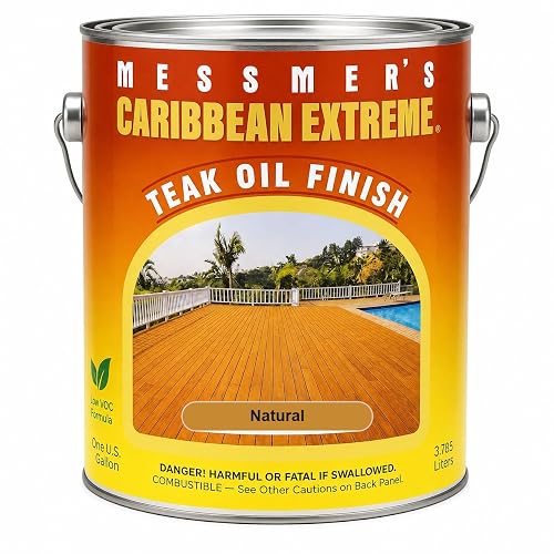 1 Gal Messmer's CE-500 Natural Caribbean Extreme Teak Oil Finish Beauty & Personal Care Messmer's