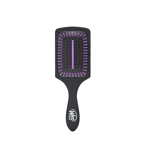 Wet Brush Refresh and Extend Paddle Detangler, Black, Detangling Brush with Infused Charcoal Ultra-Soft IntelliFlex Bristles For All Hair Types Beauty & Personal Care Wet Brush