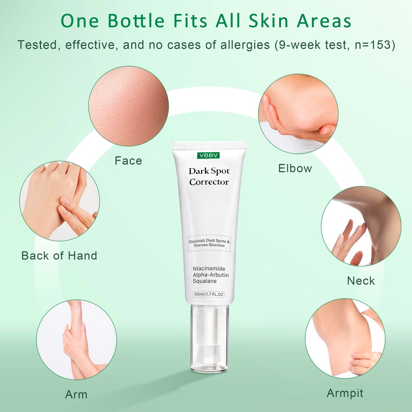 Dark Spot Remover for Face & Body - Dark Spot Corrector Serum for Hyperpigmentation, Brown Spots & Melasma Treatment - 1.7 fl oz Beauty & Personal Care VBBV