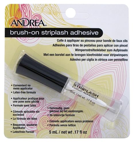 Andrea Brush-On Striplash Adhesive 0.17 Ounce (5ml) (2 Pack) Beauty & Personal Care ANDREA