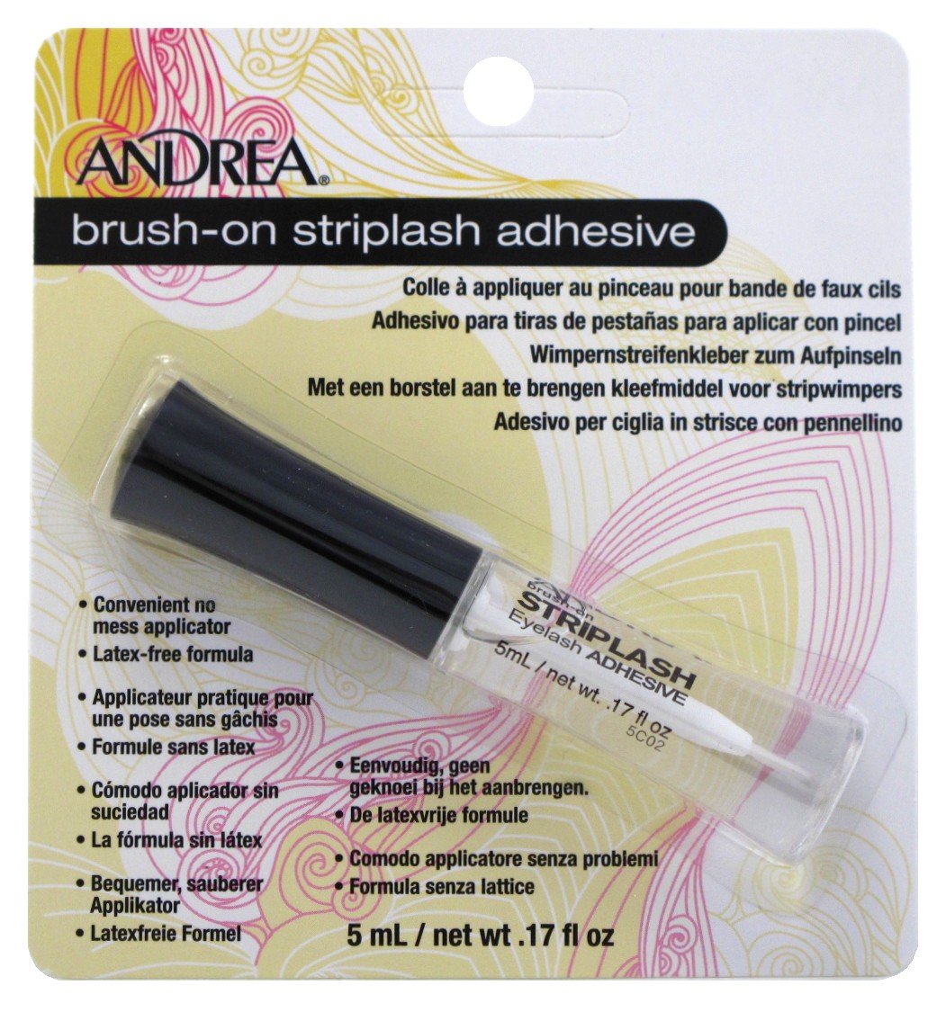 Andrea Brush-On Striplash Adhesive 0.17 Ounce (5ml) (2 Pack) Beauty & Personal Care ANDREA