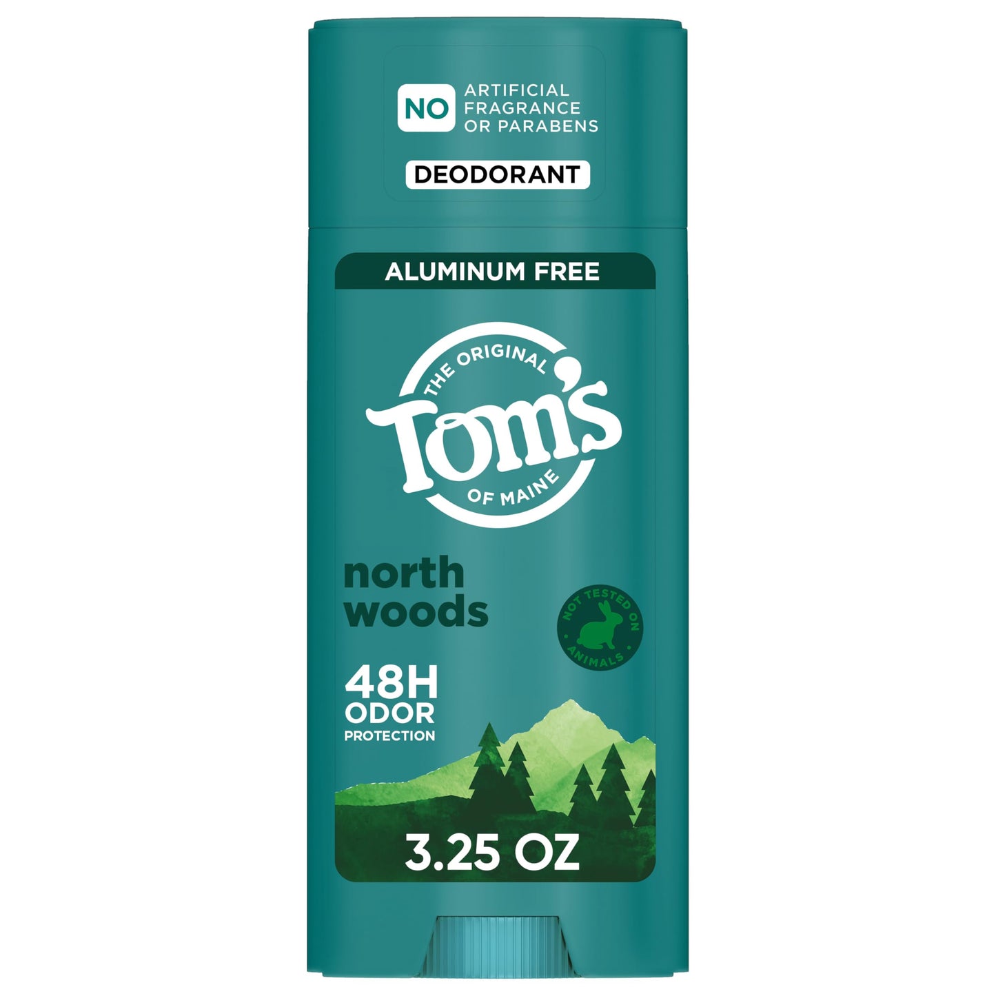 Tom’s of Maine North Woods Natural Deodorant for Men and Women, Aluminum Free, No Artificial Fragrances, Dyes, or Preservatives, Baking Soda Free Beauty and Personal Care Tom's of Maine