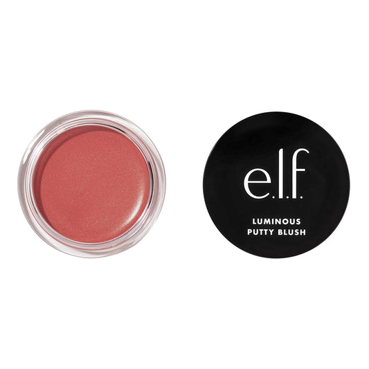 e.l.f. Luminous Putty Blush, Putty-to-Powder, Buildable Blush With A Subtle Shimmer Finish, Highly Pigmented & Creamy, Vegan , Belize Beauty & Personal Care e.l.f.