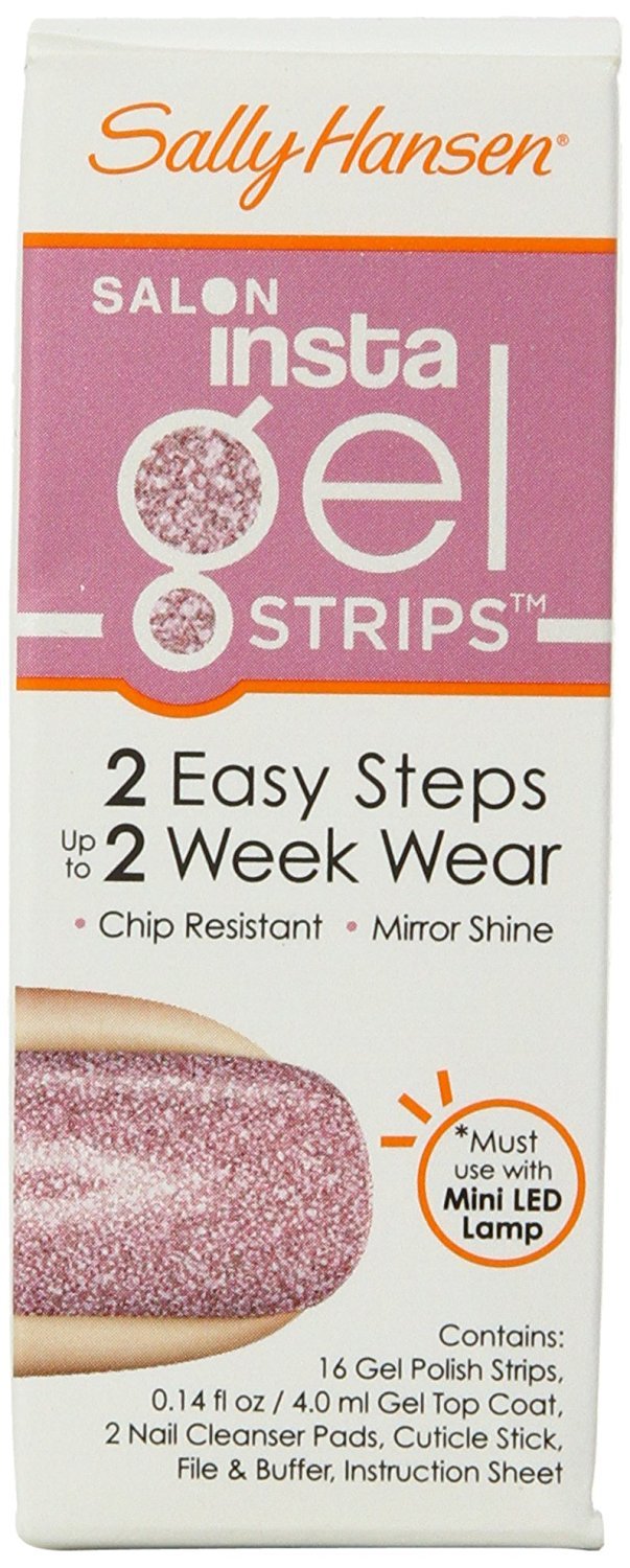 Sally Hansen Salon Insta Gel Strips, Pinkies Up, 16 Polish Strips Beauty & Personal Care Sally Hansen