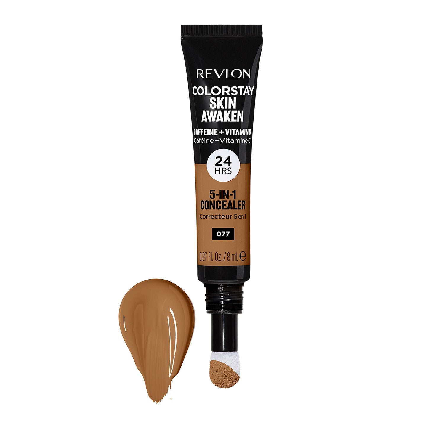Revlon ColorStay Skin Awaken 5-in-1 Concealer, Lightweight, Creamy Longlasting Face Makeup with Caffeine & Vitamin C, For Imperfections, Dark Circles Beauty & Personal Care REVLON