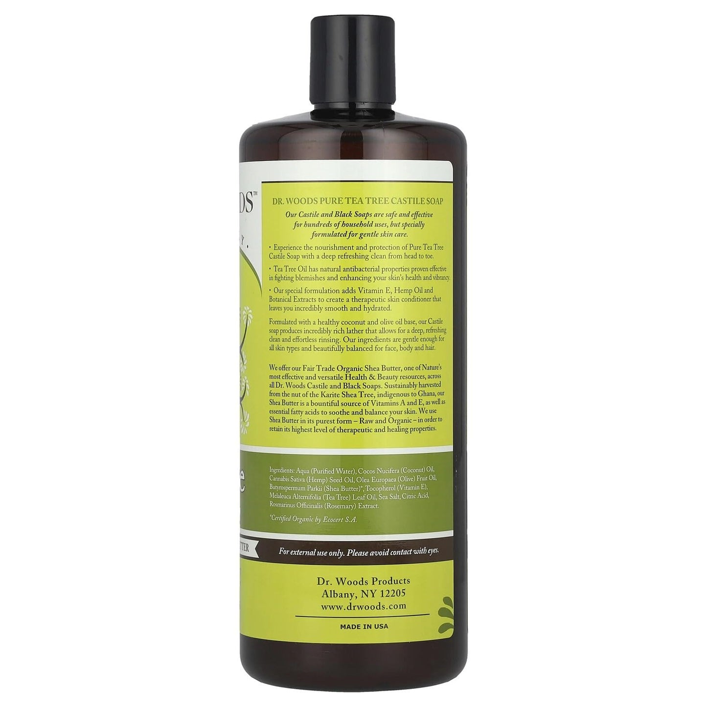 Pure Tea Tree Castile Soap Beauty & Personal Care Dr. Woods