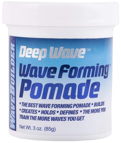 WaveBuilder Deep Wave Forming Pomade | Original Formula Builds, Creates, Holds, Defines Hair Waves, 3 Oz Beauty & Personal Care WAVEBUILDER