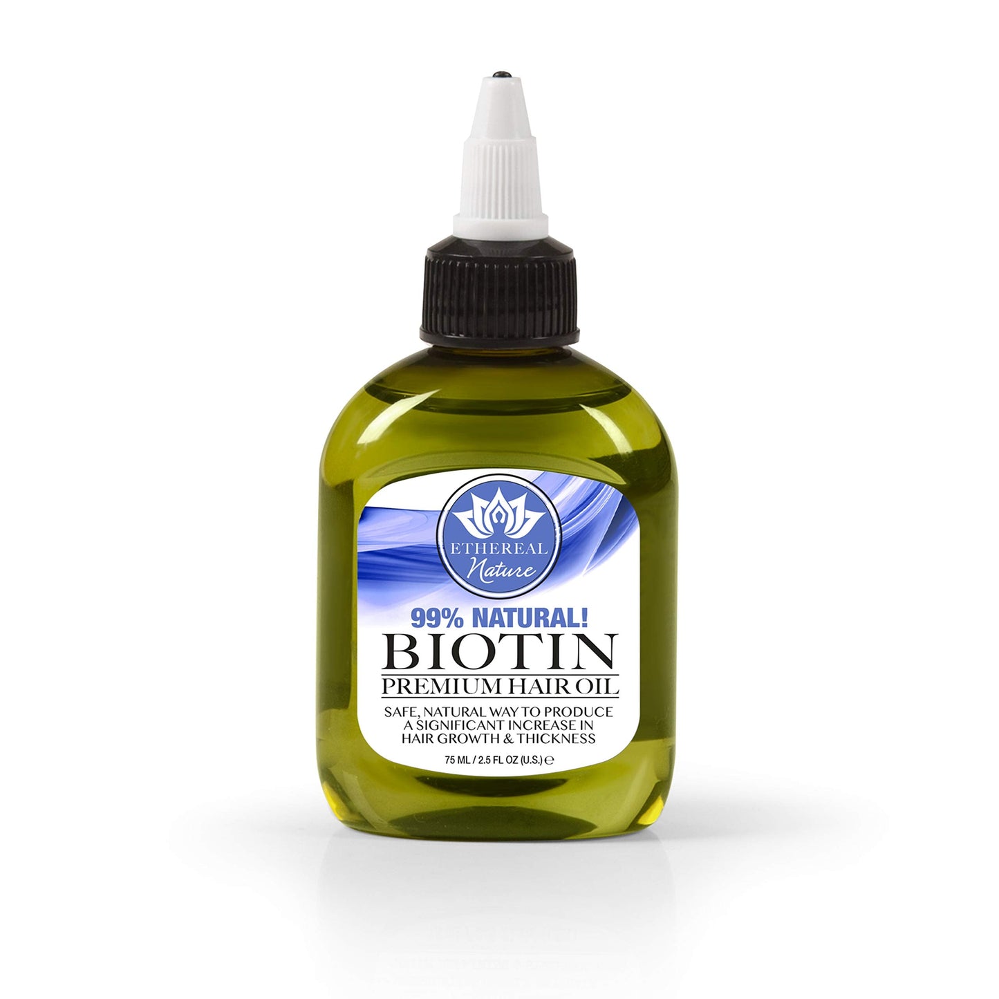 Ethereal Nature 99% Natural Hair Oil Blend with Biotin, clear, 2.54 Fl Oz Beauty & Personal Care Ethereal Nature