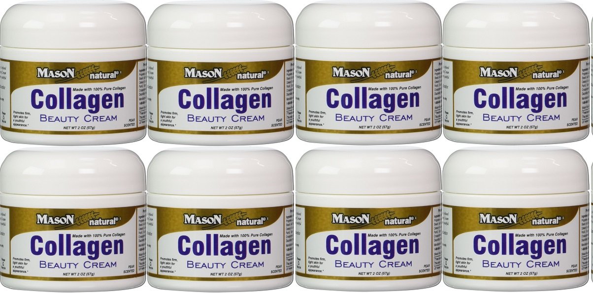 MASON NATURAL COLLAGEN PREMIUM SKIN CREAM 2 OZ (Pack of 8) Beauty & Personal Care MASON NATURAL