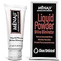 MËNAJI Liquid Powder Shine Eliminator- Moisturizer & Lightweight Liquid Primer Powder for Men - Mens Makeup- Transparent - 1.25 Oz Beauty & Personal Care Menaji