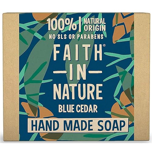 Faith For Men Blue Cedar Soap 100g Beauty & Personal Care FAITH IN NATURE