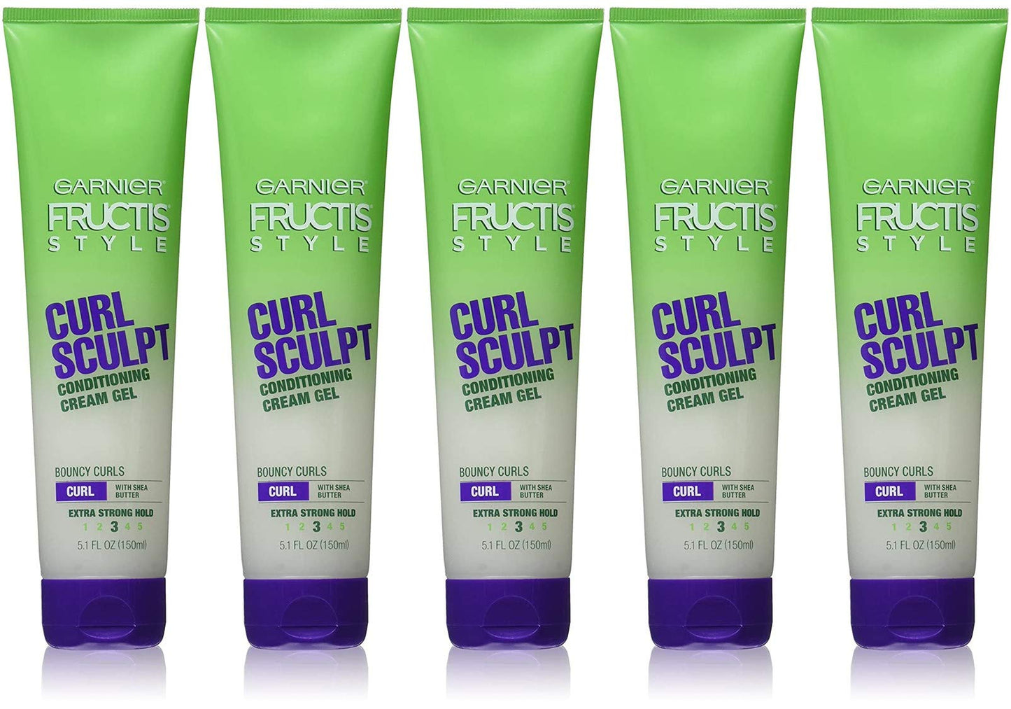 Garnier Fructis Style Curl Sculpt Conditioning Cream Gel 5 oz (Pack of 5) Beauty & Personal Care Garnier