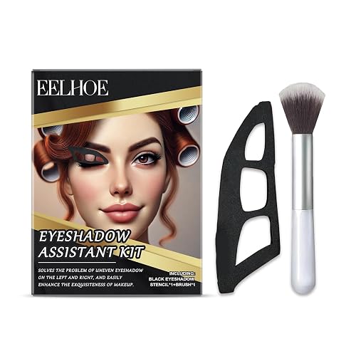 yunxinqiao Eyeshadow Stencil Kit, Reusable Eyeshadow Templates with Makeup Brushes, Easy to Carry?Easy Eye Makeup Tools for Beginners and Pros Beauty & Personal Care yunxinqiao