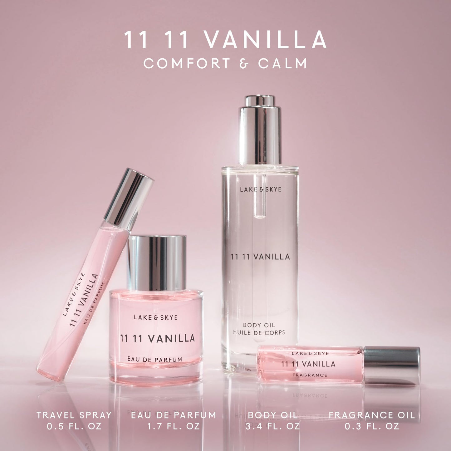 Lake & Skye 11 11 Vanilla Fragrance Oil Rollerball Perfume, Unisex Vanilla Crème, Marshmallow, Sea Salt, Star Apple & Skin Musk Scent, 0.33 fl oz (10 Beauty & Personal Care Lake & Skye
