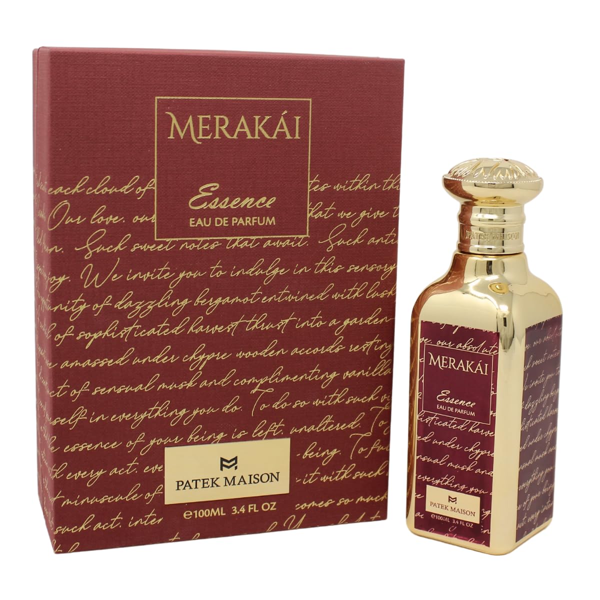 Patek Maison Merakai Essence 3.4 oz Eau De Parfum Spray, Unisex Beauty & Personal Care Patek Maison