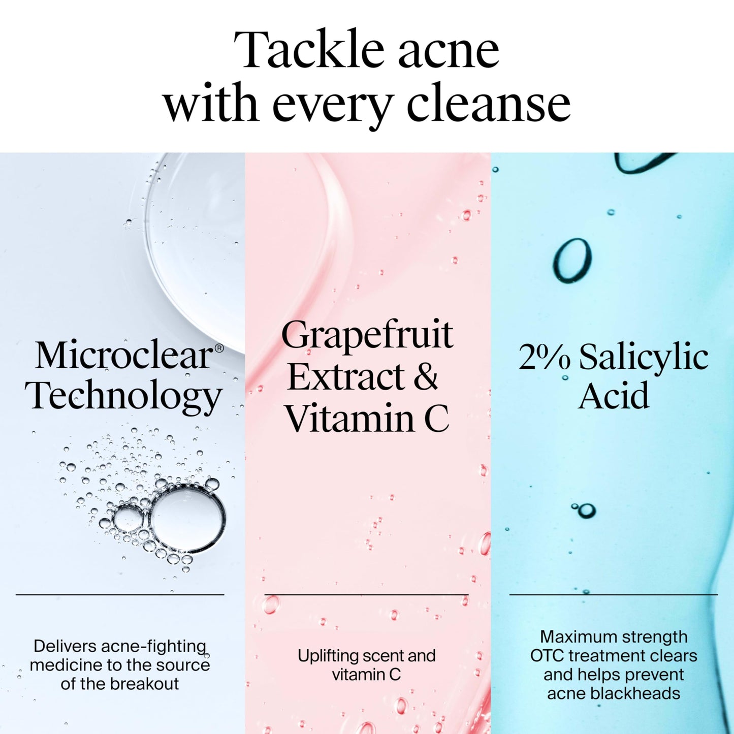 Neutrogena Oil-Free Pink Grapefruit Pore Cleansing Acne Wash and Daily Liquid Facial Cleanser with 2% Salicylic Acid Acne Medicine and Vitamin C, Twin Beauty & Personal Care Neutrogena