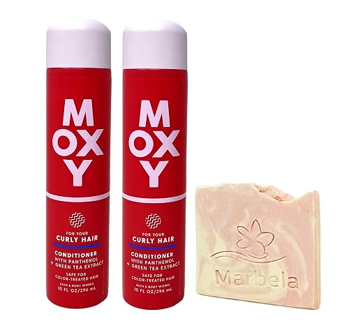 Bath & Body Works Moxy 2 Pack Conditioner for Curly Hair with a Himalayan Salts Springs Sample Soap Beauty & Personal Care Bath & Body Works