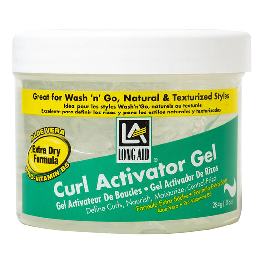 AmPro Long-Aid Activator Gel - Enriched with Aloe Vera, Protein, and Vitamin B Complex - Brings Essential Moisture to Strands - Defines Your Natural Beauty & Personal Care AMPRO
