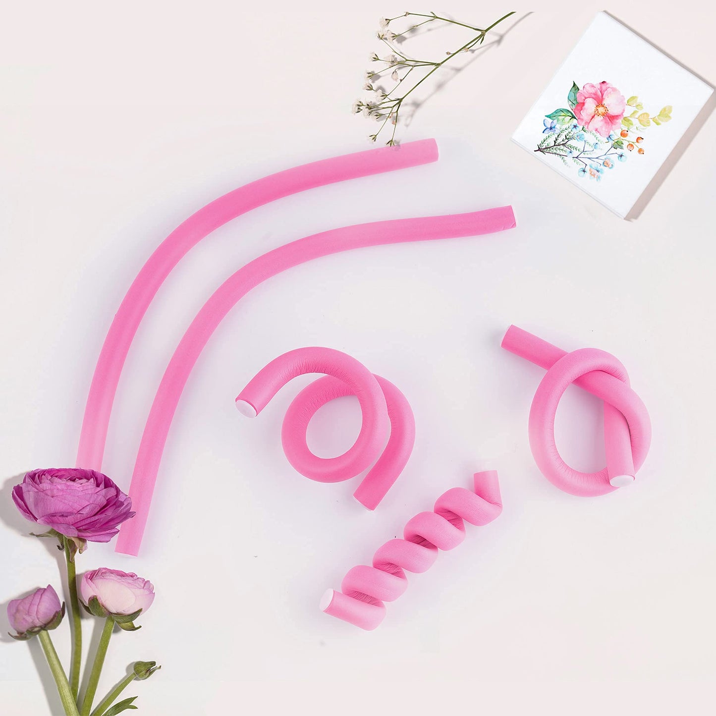 30PCS 9.45" Flexi Rods Curlers Set for Short and Long Hair, No Heat Foam Rollers with Steel Comb Buytta Beauty & Personal Care Buytta