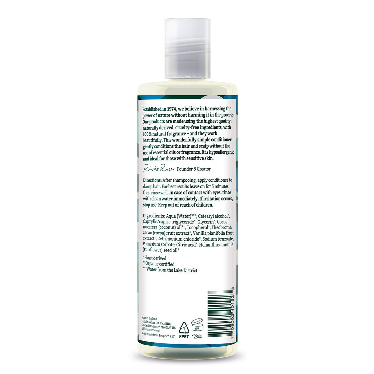 Faith in Nature Natural Fragrance Free Conditioner 13.5floz
