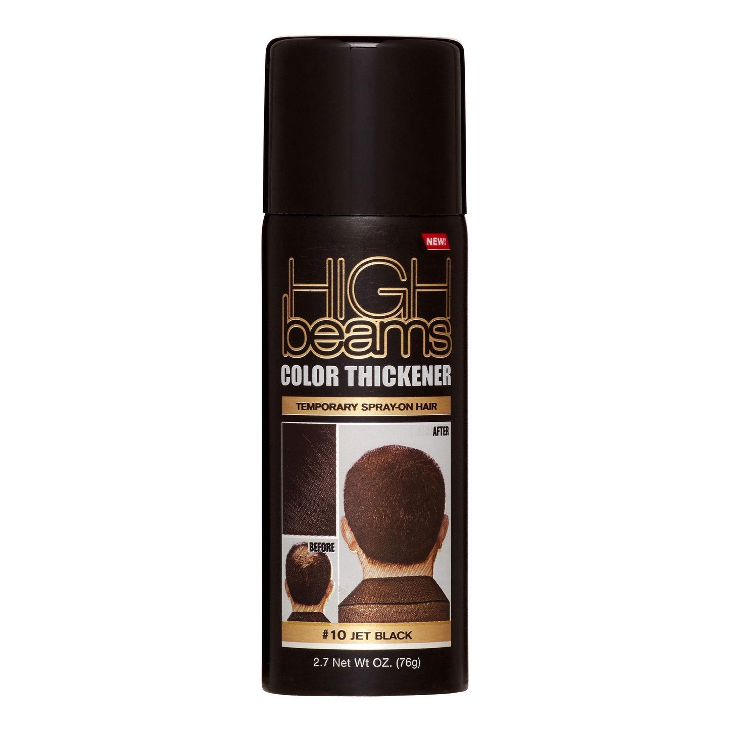 Temporary Spray-On Hair, Jet Black, 2.7 Oz._AB Beauty & Personal Care LOVE CINEMA
