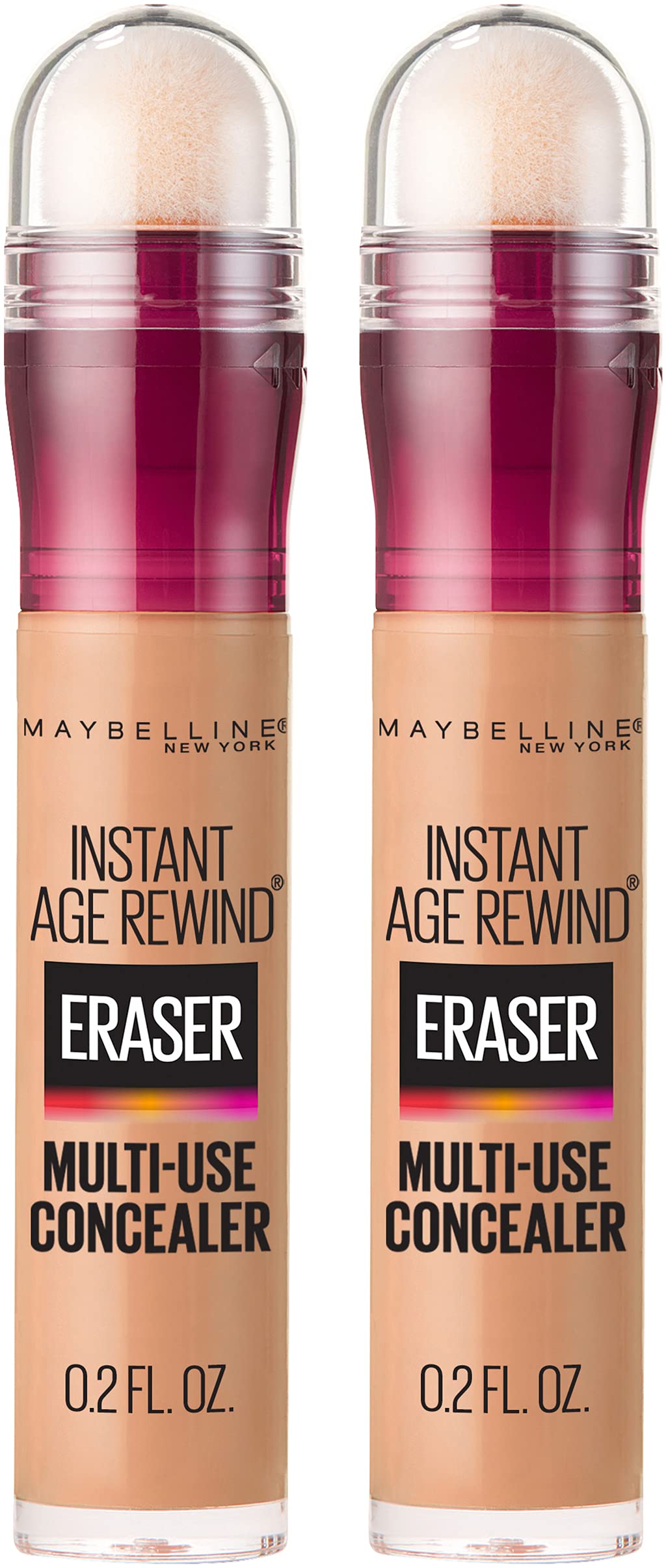 Maybelline Instant Age Rewind Eraser Dark Circles Treatment Multi-Use Concealer, Medium, 0.2 Fl Oz (Pack of 2) Beauty & Personal Care MAYBELLINE