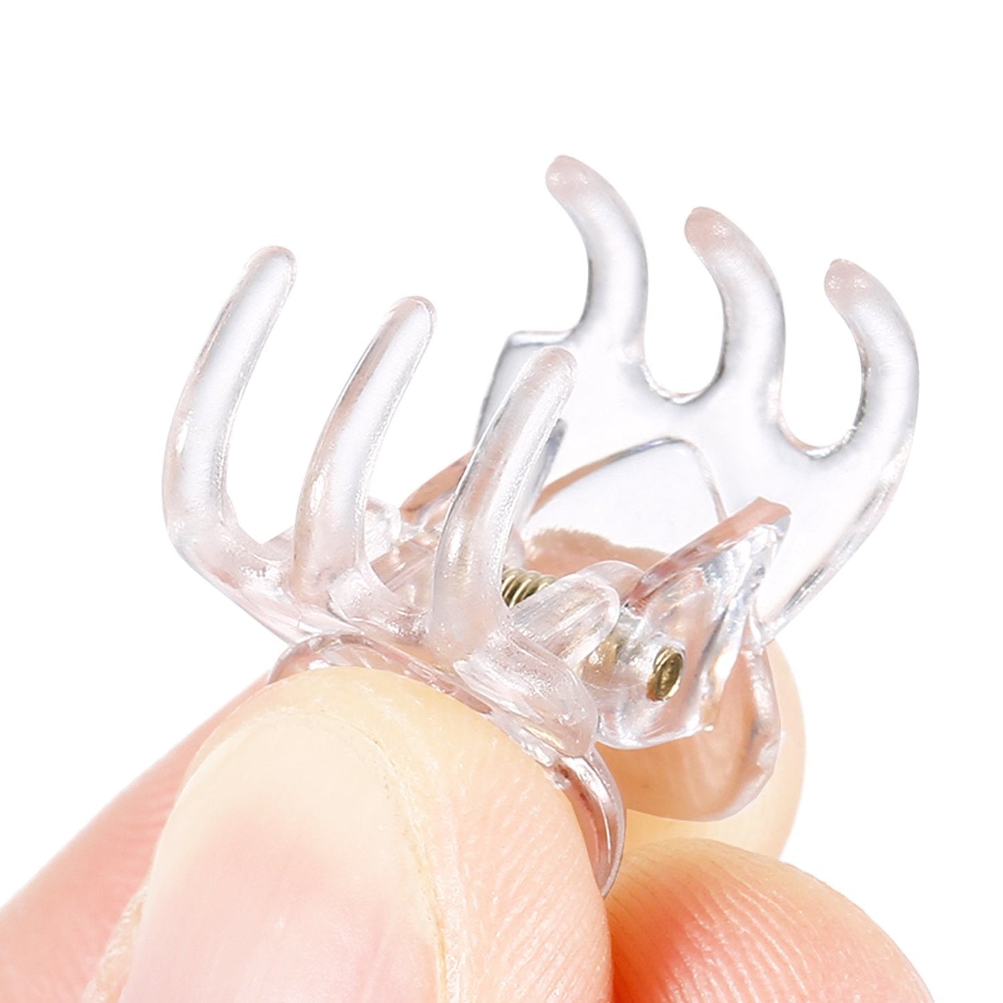 Hotop Hair Clip, 24 Pcs Small Mini Hair Claw Clips for Girls and Women, Non-Slip Plastic Tiny Jaw Clips, Clear Beauty & Personal Care Hotop