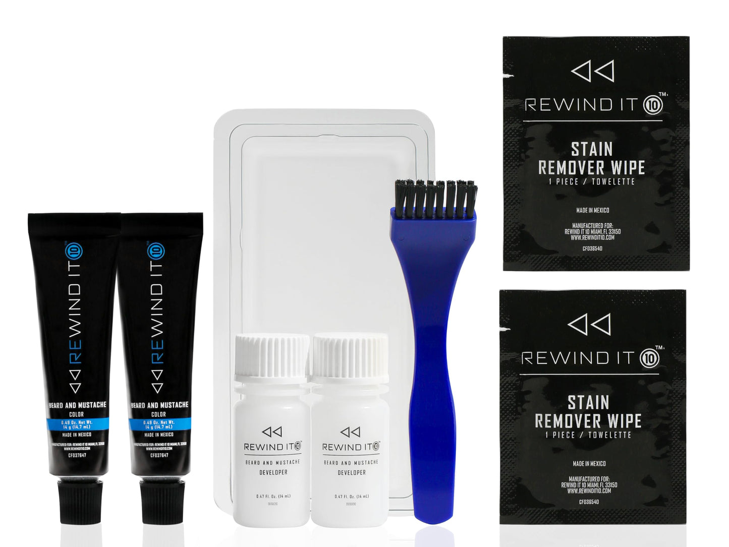 REWIND IT 10 Light Brown Beard and Mustache Color Beauty & Personal Care REWIND IT 10