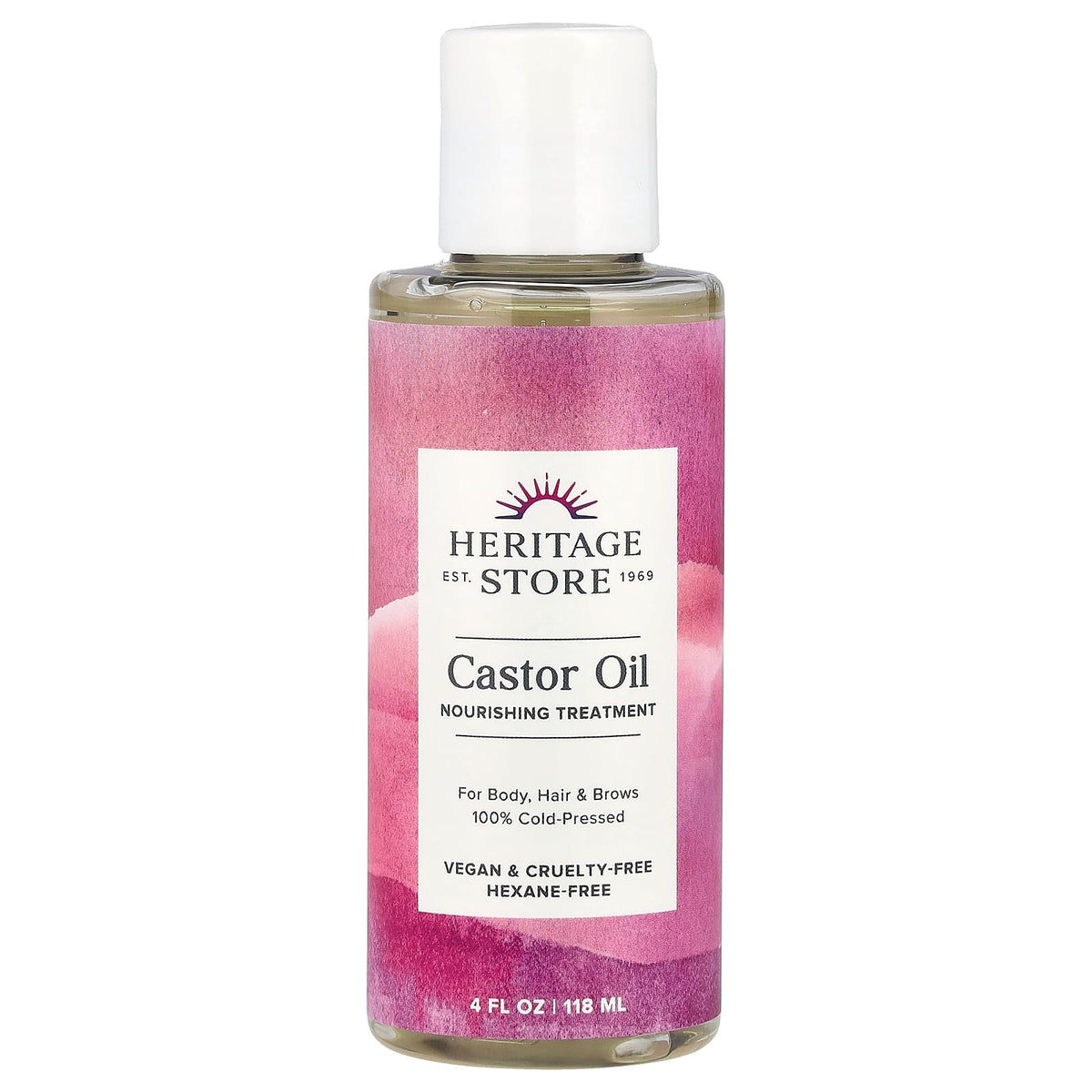Heritage Store Castor Oil, 4 FZ Beauty & Personal Care HERITAGE STORE