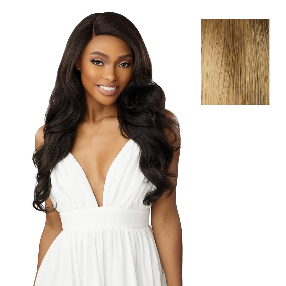 Sensationnel Dashly Lace Front Wig-Unit 53, DIRTYBLONDE