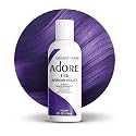 Adore Semi Permanent Hair Color (113 African Violet) | Vegan & Cruelty-Free Purple Hair Dye | No Ammonia, No Peroxide, No Alcohol | 4 Fl Oz Beauty & Personal Care Adore