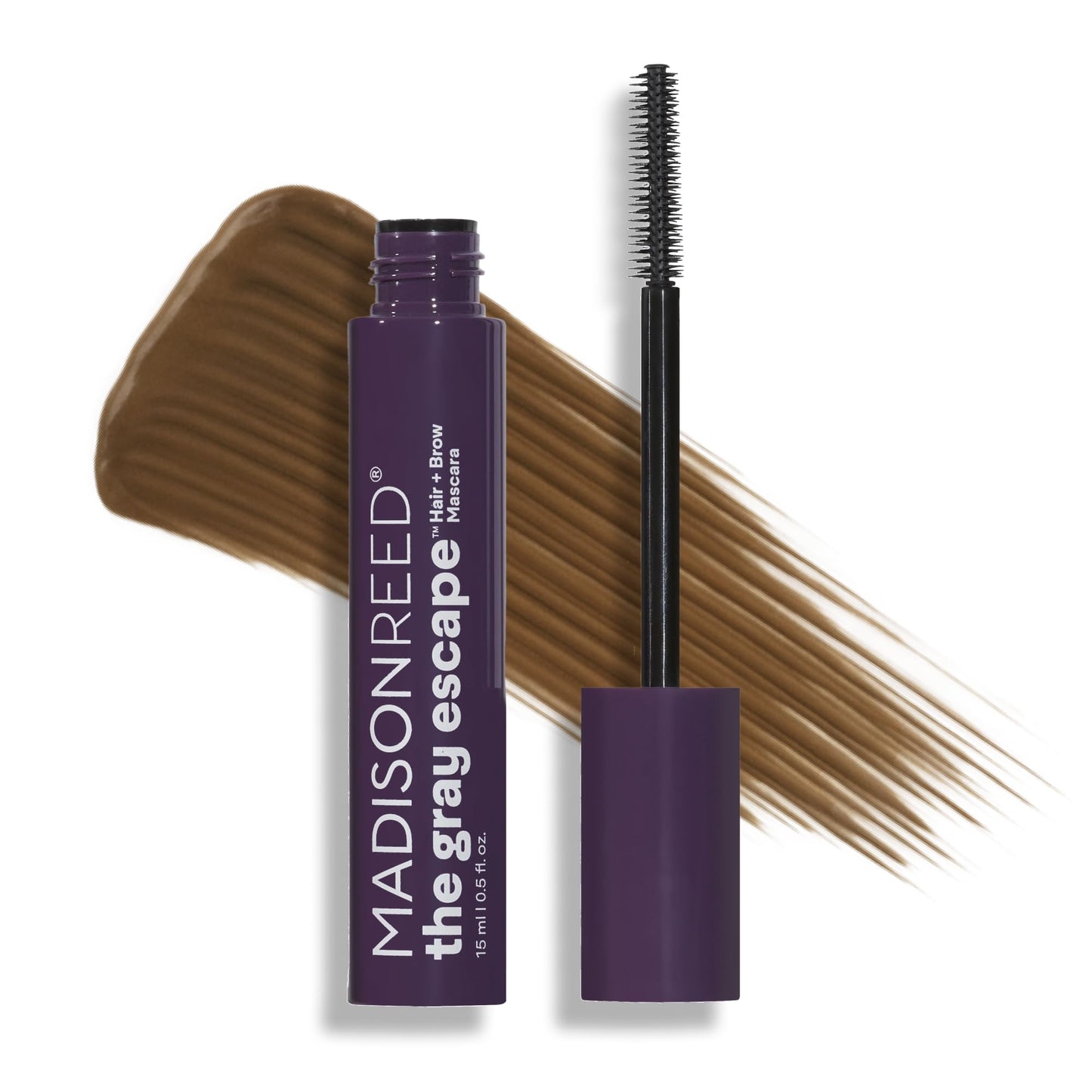 Madison Reed The Gray Escape Hair & Brow Mascara - Quick-Dry, All-Day Gray Coverage for Roots & Brows, Smudge-Proof, Titanium Dioxide-Free, Argan Oil Beauty & Personal Care Madison Reed
