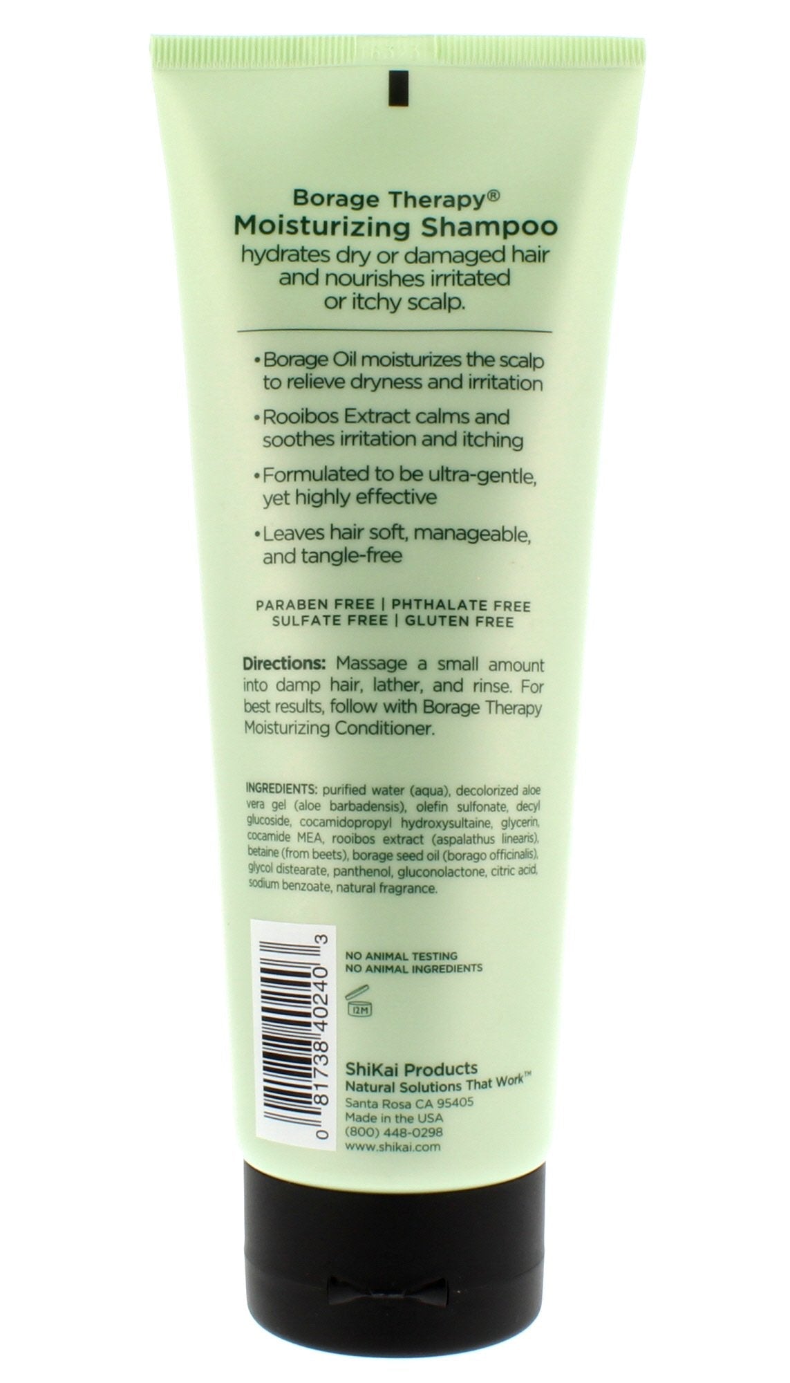 Shikai Borage Therapy Moisturizing Shampoo, 8 Oz Beauty & Personal Care ShiKai