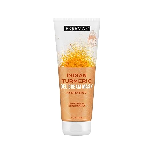 Freeman Exotic Blends Hydrating Indian Turmeric Gel Cream Facial Mask, 6 fl.oz./175 mL Tube Beauty & Personal Care Freeman