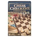 Game Gallery Chess, Checkers and Chinese Checkers Board Game Set Beauty & Personal Care Birsppy