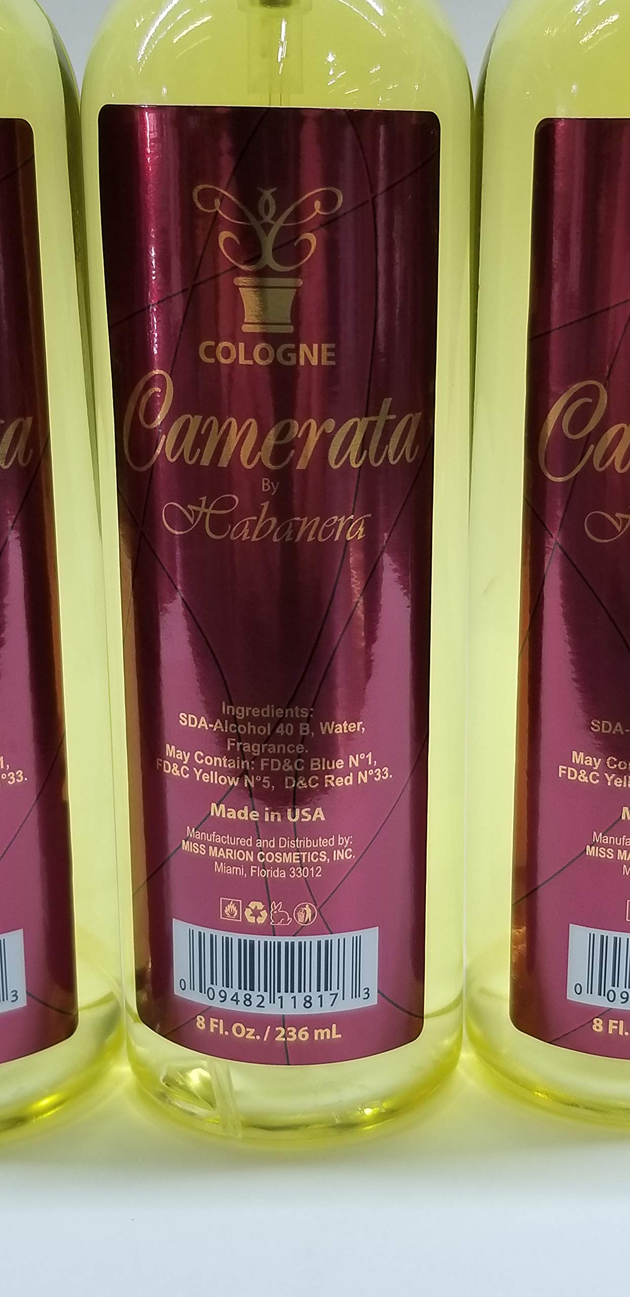 CAMERATA by Habanera - Women's Cuban-Style Floral Eau de Parfum, 8 oz, Pack of 3 Beauty & Personal Care MISS MARION COSMETICS