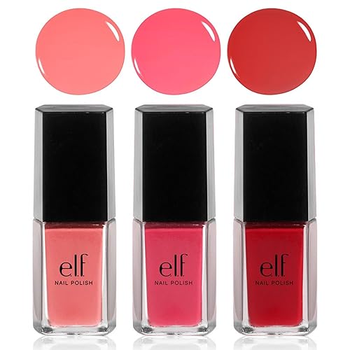 e.l.f. 3 Piece Nail Polish Set, Beach Party Beauty & Personal Care e.l.f.