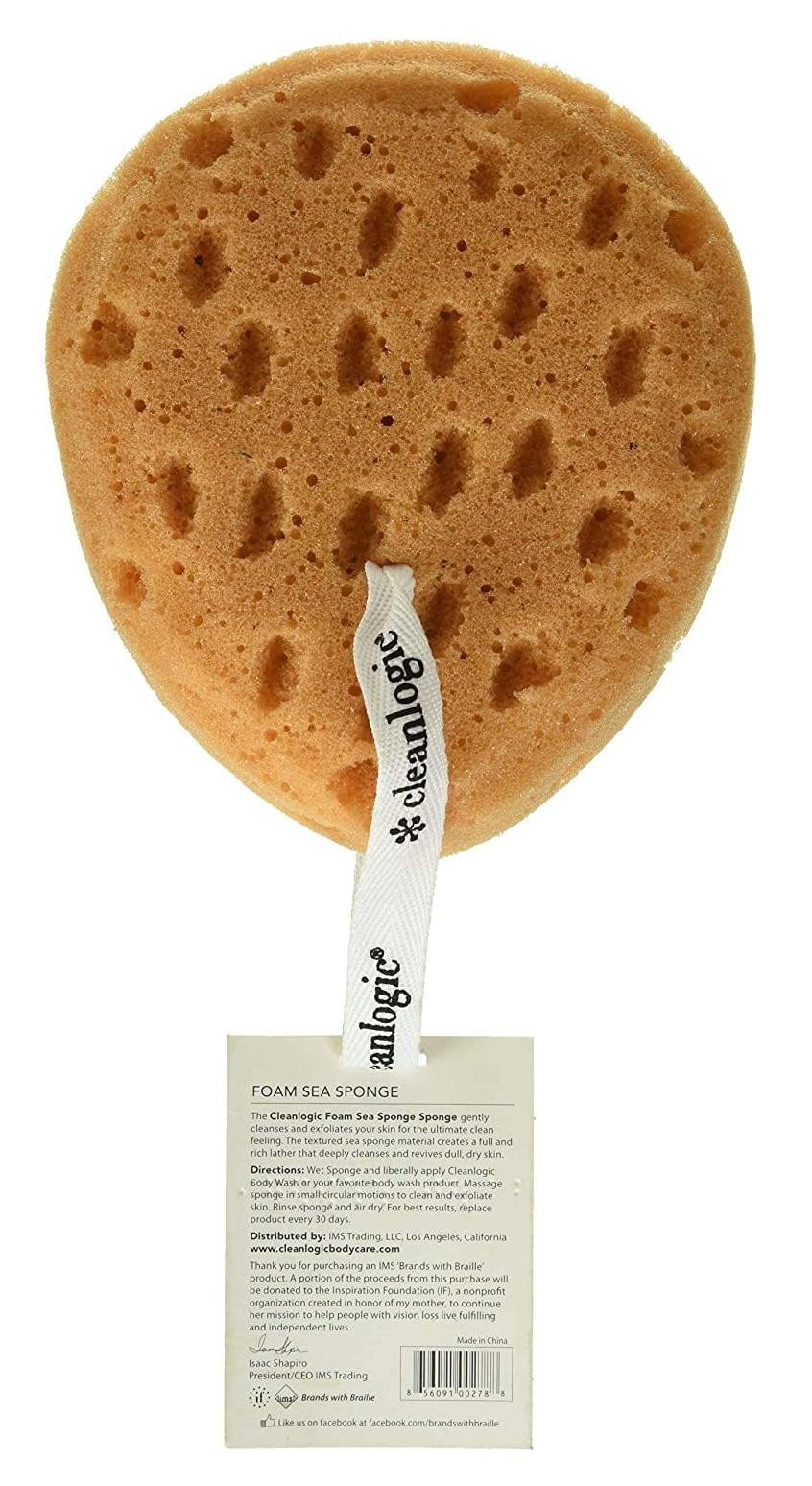 Clean Logic Foam Sea Sponge (2 Pack) Beauty & Personal Care Cleanlogic