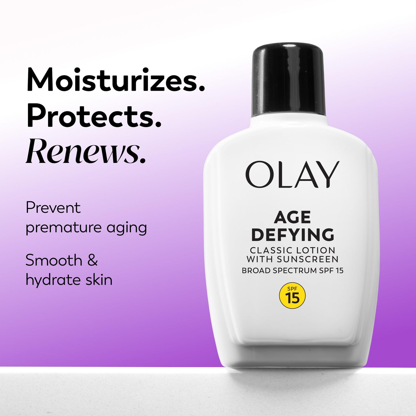 Age Defying Protective Renewal Lotion Olay 4 oz Lotion For Women Beauty & Personal Care Olay