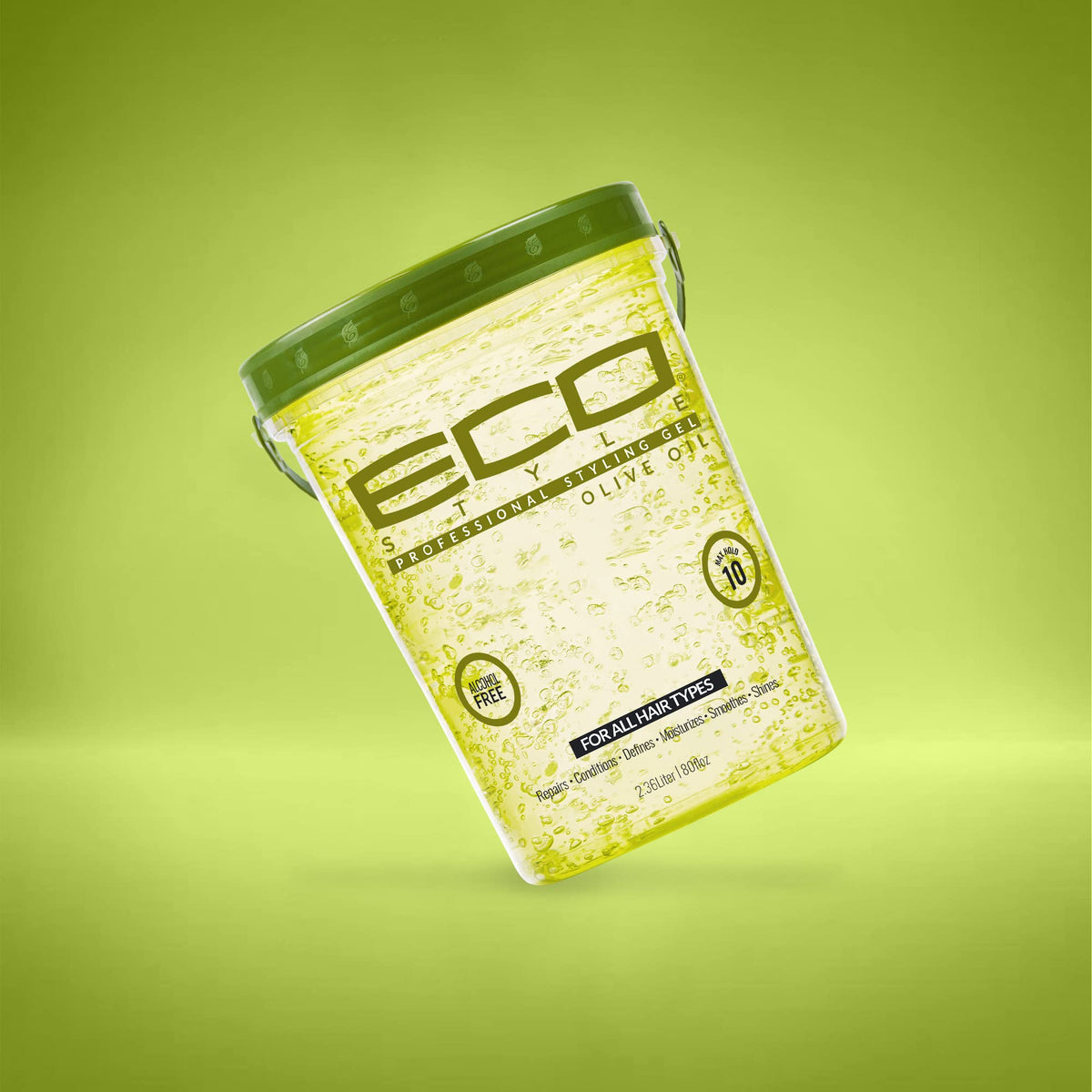 Eco Style Gel Olive Oil Styling Gel - Adds Shine and Tames Split Ends - Delivers Moisture to the Scalp - Nourishes And Repairs - Provides Weightless Beauty & Personal Care Eco Style